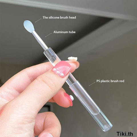 Cọ tô son môi lấy mặt nạ ngủ môi Silicon tiện lợi có nắp đậy