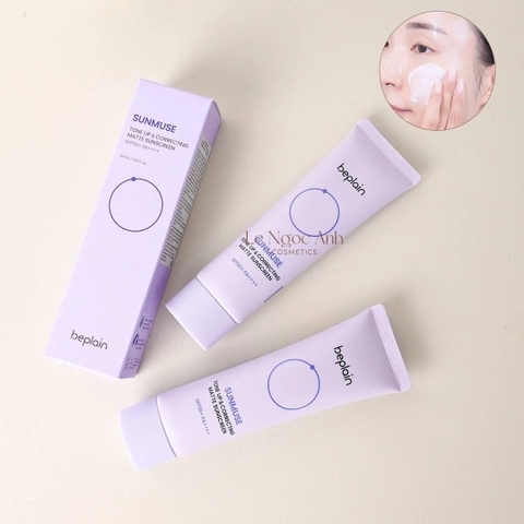 BEPLAIN. Kem Chống Nắng Nâng Tone Beplain Sunmuse Tone Up Correcting Matte