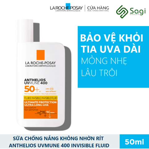 Kem Chống Nắng Dạng Sữa La Roche Posay Invisible Fluid
