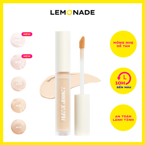 Kem Che Khuyết Điểm Kiềm Dầu Lemonade Matte Addict Concealer màu #A00