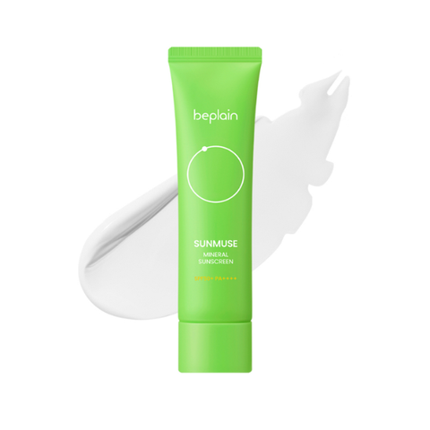 Kem Chống Nắng Kiềm Dầu, Kháng Nước Beplain Sunmuse Mineral Sunscreen SPF50+ PA++++ 50ml (Nhập Khẩu)