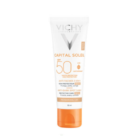 Kem chống nắng Vichy Capital Soleil Anti-Dark Spot 3-in-1 vạch cam 50g