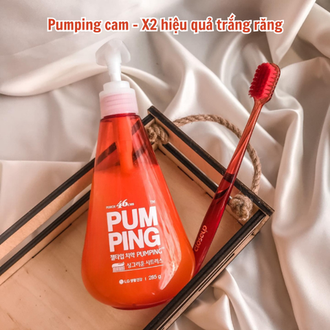 Kem đánh răng Perioe Pumping Citrus hương cam 285g