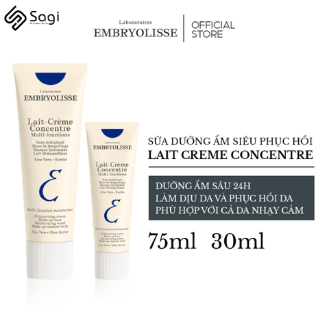 [[75ml] Kem dưỡng ẩm làm dịu và phục hồi Embryolisse 75ml