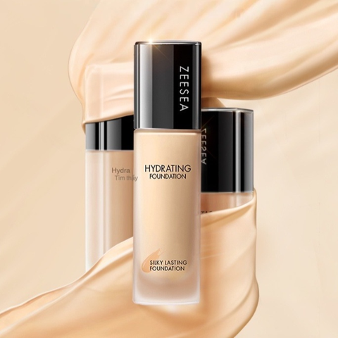Kem Nền Kiềm Dầu, Che Khuyết Điểm Tốt Lâu Trôi Zeesea Silky Lasting Foundation 30g