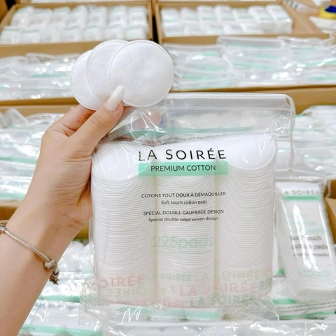 Bông Tẩy Trang Cao Cấp La Soiree 225 Miếng