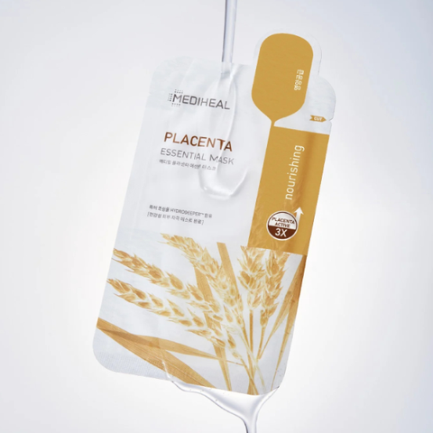Mặt Nạ Nhau Thai Cừu Phục Hồi Da Mediheal Placenta Essential Mask 24ml
