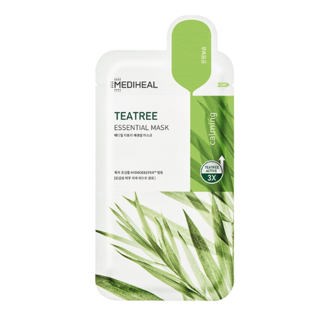 Mặt Nạ Tinh Chất Trà Xanh Làm Giảm Mụn Mediheal Teatree Essential Mask 25ml