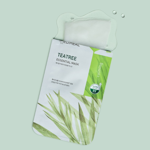 Mặt Nạ Tinh Chất Trà Xanh Làm Giảm Mụn Mediheal Teatree Essential Mask 25ml