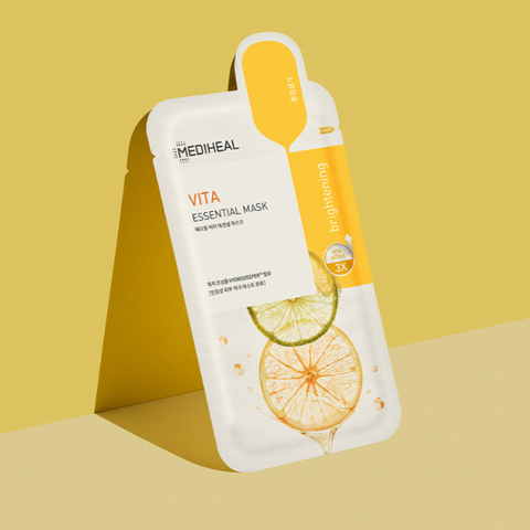 Mặt Nạ Mediheal Dưỡng Sáng, Mờ Thâm Cho Da Mụn Vita Brightening Essential Mask 24ml
