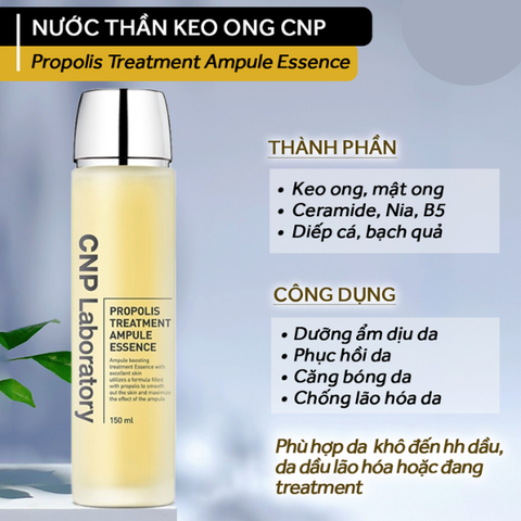 Nước Thần Keo Ong Phục Hồi Da CNP Laboratory Treatment Ampule Essence 150ml
