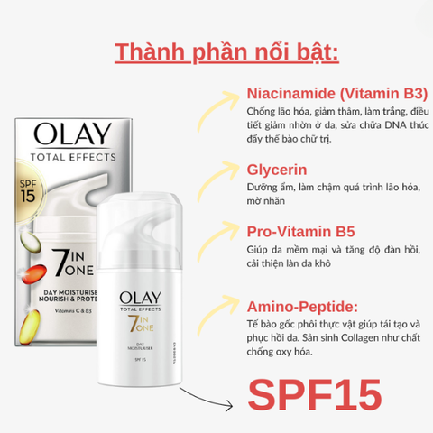 Kem dưỡng Olay Total Effects 7 in 1 Day 50ml