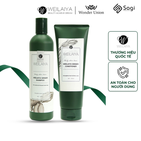 Weilaiya - (Bán rời) Dầu Gội Dầu Xả Gừng Weilaiya Ginger Shampoo 400ml