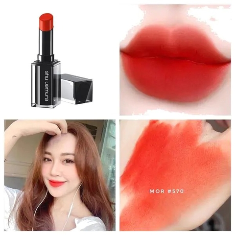 Shu Uemura - Son thỏi đỏ cam #MOR570