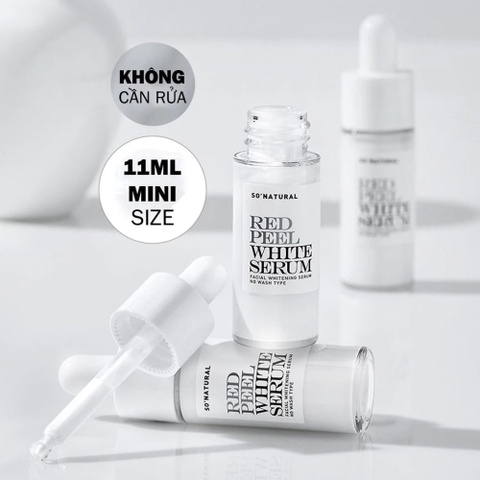 SO NATURAL. Serum Red Peel White Mini 11ml