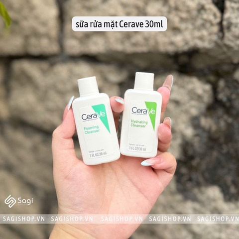 [mini] Sữa rửa mặt Cerave cho da dầu Cerave Foaming Cleanser For Nornal To Oily Skin 30ml