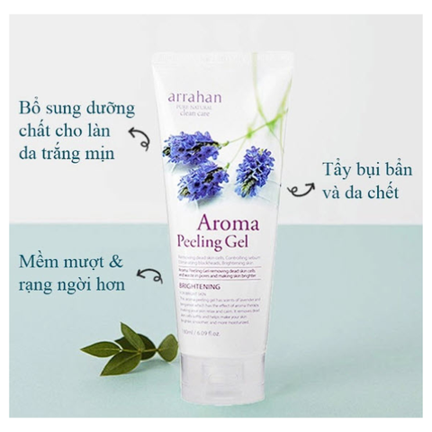 Gel Tẩy Tế Bào Chết Arrahan Hương Hoa Lavender 180ml
