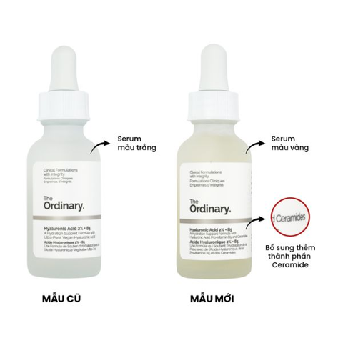 Tinh chất cấp nước, phục hồi da The Ordinary Hyaluronic Acid 2% + B5 Serum 30ml (mẫu mới)