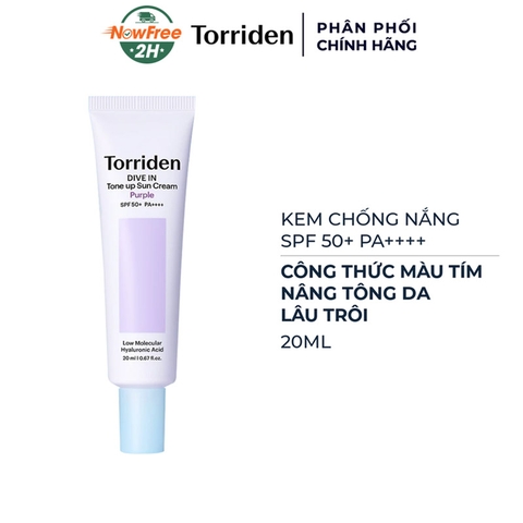 [mini] Kem Chống Nắng Tím Nâng Tông Torriden 20ml