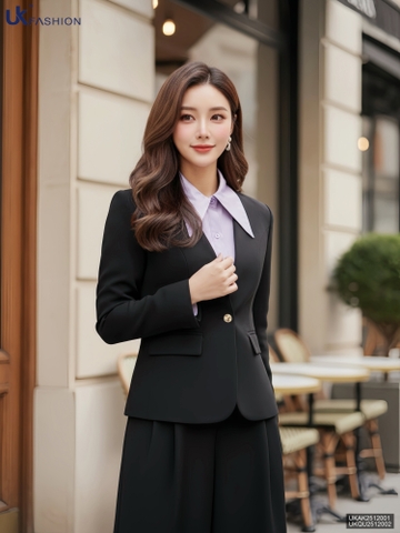 Áo khoác không cổ sang xịn UK UKAK2512001