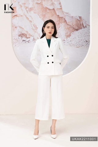 Áo Vest 1 Lớp Blazer UK Fashion Cao Cấp, Chuẩn From Đứng Dáng UKAK2211001