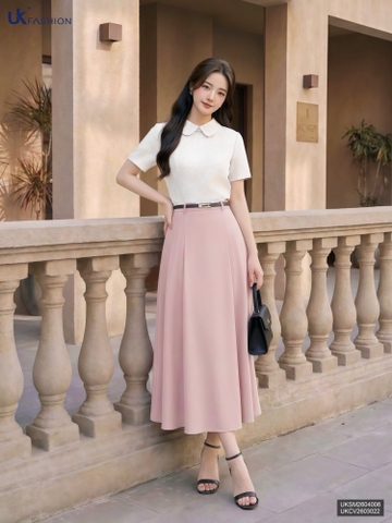 Sơ mi Linen cổ sen kiểu dáng mới, mềm mát, gọn dáng UKSM2604006