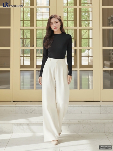 Quần ống rộng sang xin, trẻ trung UKQU2512002