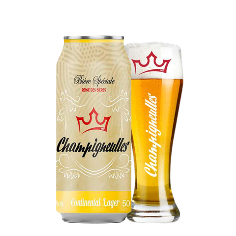 Bia Pháp Champigneulles Continental Lager 5,5% - Lon 500ml - Thùng 24