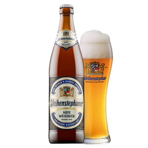 Bia Đức Weihenstephaner Hefeweissbier 5,4% - Chai 500ml - Thùng 20