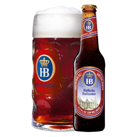 Bia Đức HB Hofbrau Delicator 8,4% - Chai 330ml - Thùng 24