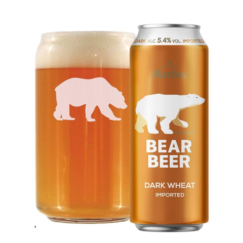 Bia Đan Mạch Bear Dark Wheat 5,4% -  Lon 500ml - Thùng 24