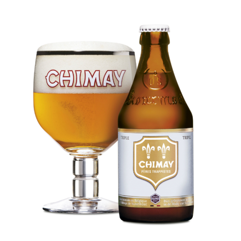 Bia Bỉ Chimay Trắng Triple Trappist 8,0% - Chai 330ml - Thùng 24