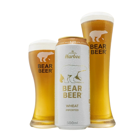 Bia Đan Mạch Bear Wheat 5,0% - Lon 500ml - Thùng 24
