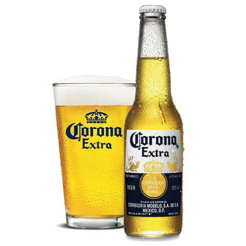 Bia Mexico (Nhập) Corona Extra 4,5%- Chai 355ml - Thùng 24