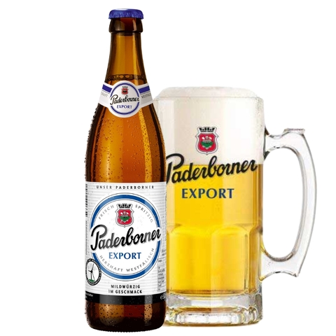 Bia Đức Paderborner Export 5,5% - Chai 500ml - Thùng 20
