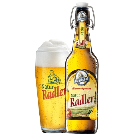 Bia Đức Monchshof Natur Radler 2,5% - Chai 500ml - Thùng 20