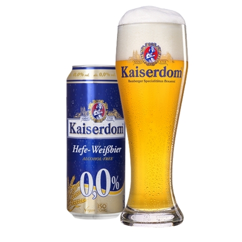 Bia Đức Kaiserdom Hefe-weiBbier 0,0% - Lon 500ml - Thùng 20