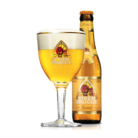 Bia Bỉ Steenbrugge Blond 6,5% - Chai 330ml - Thùng 24