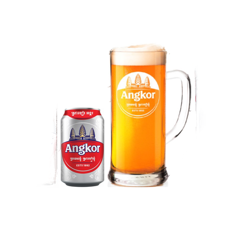 Bia Cambodia Angkor 5% – Lon 330ml - Thùng 24