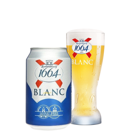 Bia VN Kronenbourg BlanC 1664 5,0% - Lon 330ml - Thùng 24