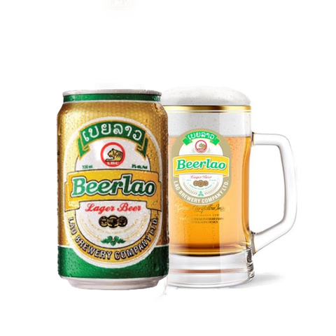 Bia Lào Lager 5,0% - Lon 330ml - Thùng 24