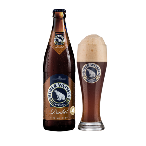 Bia Đức Huber Weiss Dunkel 5,4%  - Chai 500ml - Thùng 20