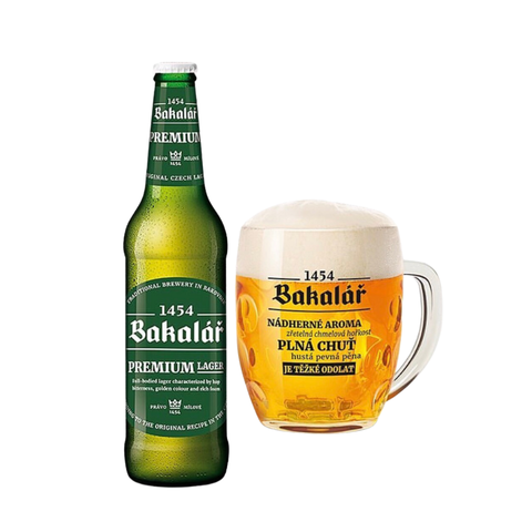 Bia Tiệp Premium Lager 4,9% - Chai 500ml - Thùng 20