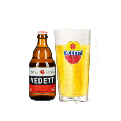 Bia Bỉ Vedett Pilsner 5,2% - Chai 330ml - Thùng 24