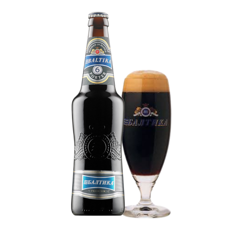 Bia Nga Baltika 6 Porter Dark Lager 6,0% - Chai 470ml - Thùng 20