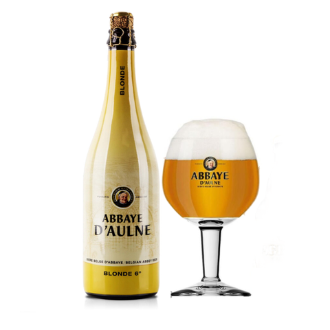Bia Bỉ Abbaye d’Aulne Blonde 6,0% - Chai 750ml - Thùng 6