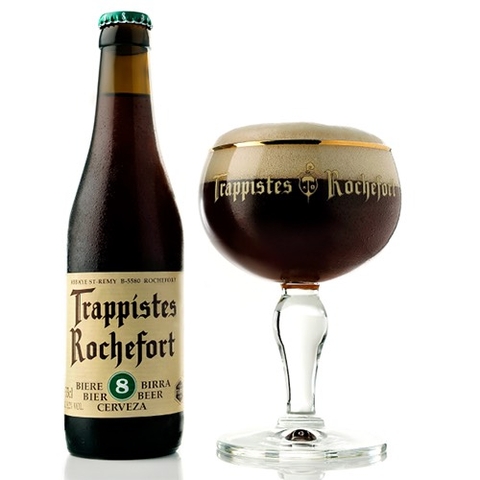 Bia Bỉ Trappistes Rochefort 8 9,2% - Chai 330ml - Thùng 24