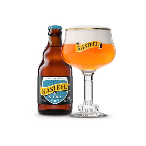 Bia Bỉ Kasteel Xtra 4,5% – Chai 330ml - Thùng 24