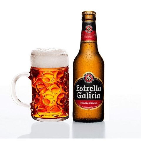 Bia Tây Ban Nha Estrella Galicia Especial- Helles 5,5% - Chai 330ml - Thùng 24