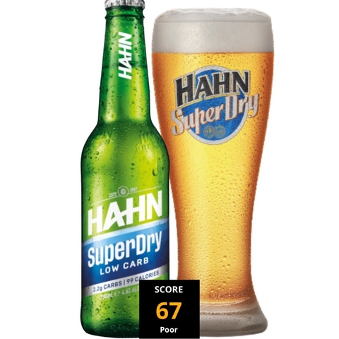 Bia Úc Hahn Dry Lager 4,6% - Chai 330ml - Thùng 24